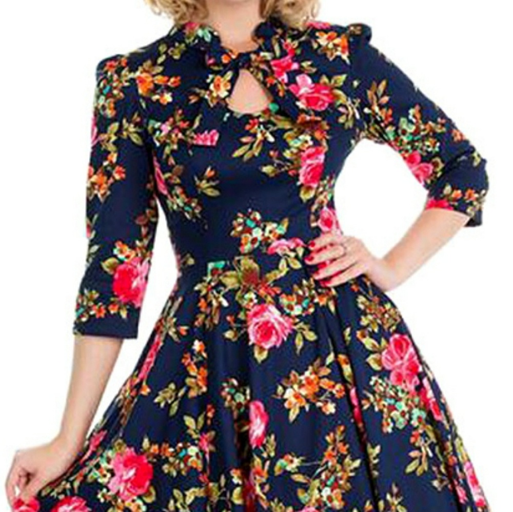 H&R LONDON Autumn Afternoon Swing Dress